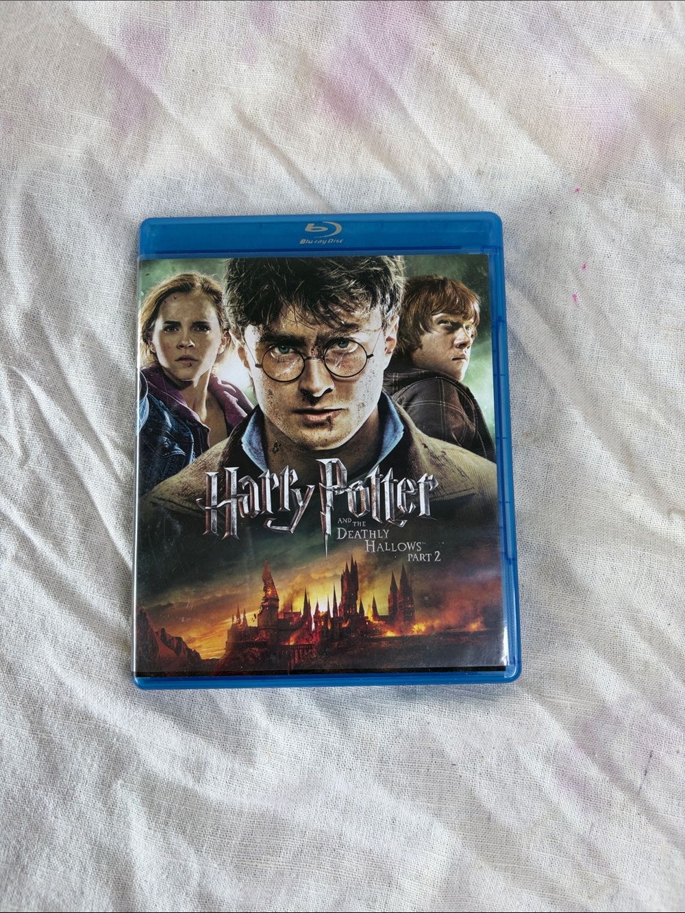 Harry Potter and the Deathly Hallows Part 2 Blu-ray - Blue Case
